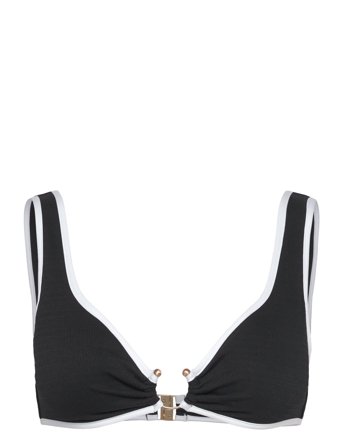 Beach Bound Ring Front Tank Black Seafolly
