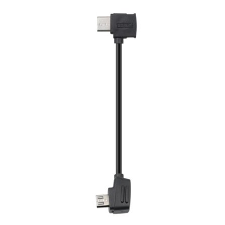 USB-C til Micro-USB kabel til DJI Mavic - 15cm Sort