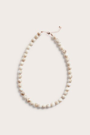 Kappahl | Perlesmykke Lys beige ONE SIZE | Lys beige