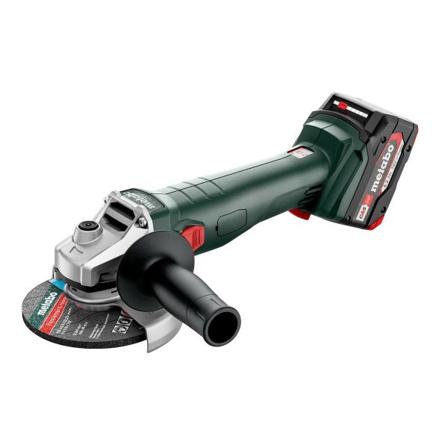 Metabo W 18 L 9-125 Q Vinkelsliper med batteri og lader, Maskiner