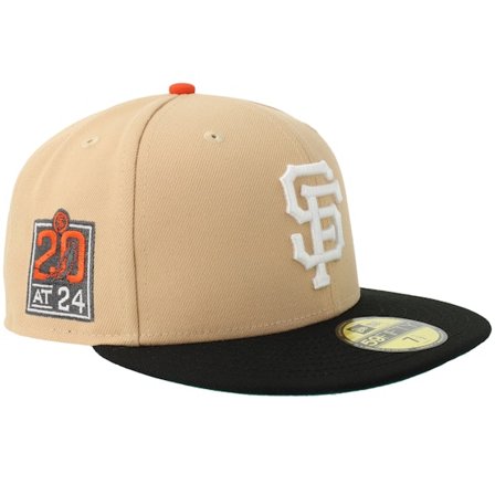 New Era - MLB Beige fitted Czapka Z Daszkiem - "Hatstore Exclusive x San Francisco Giants 59FIFTY Camel/Black Fitted " @ Hatstore