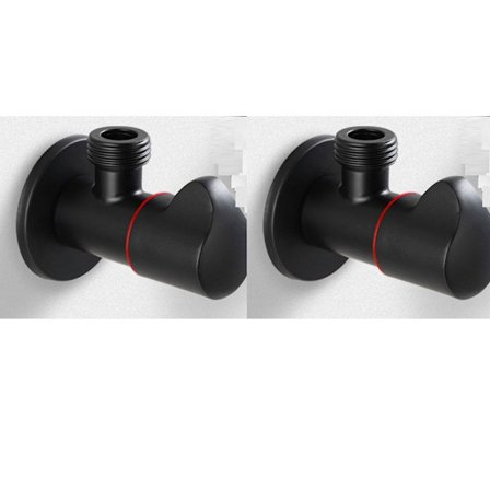 2kpl Täysmessinki Vedenpoistoventtiili Poistoaukko Suljettu