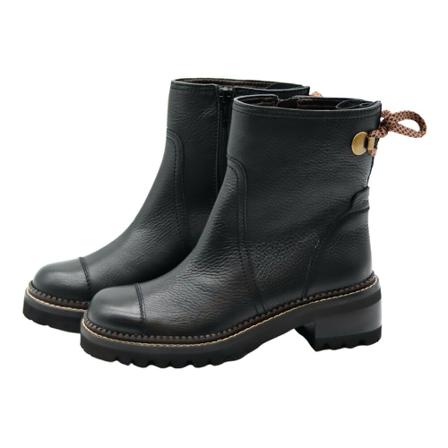 See by Chloé Leather Laarzen , Zwart , Dames , Maat: 38 EU Snowboots
