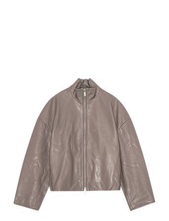REMAIN Birger Christensen | Bonded Leather Jacket | 38