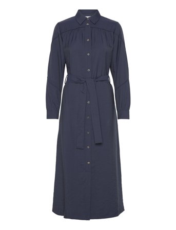 Coster Copenhagen Dress With Belt - Blue - 36