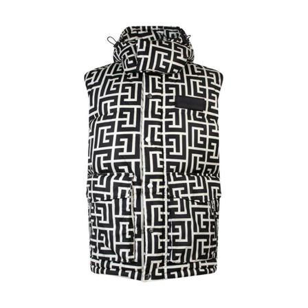 Balmain, Rain Jackets Zwart, Heren, Maat:S,nylon