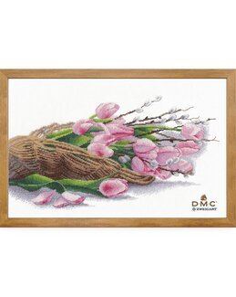 Stickpackung Bild Frühlingsstrauß