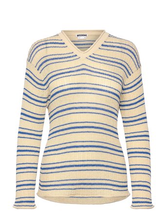 Weekday V-Neck Sweater - Multi/patterned - M