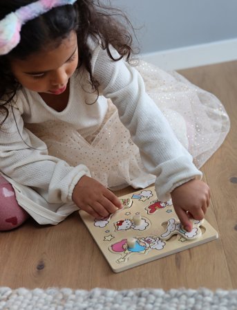 Hello Kitty Hello Kitty Pussel Med Knoppar - Multi/patterned - ONE SIZE