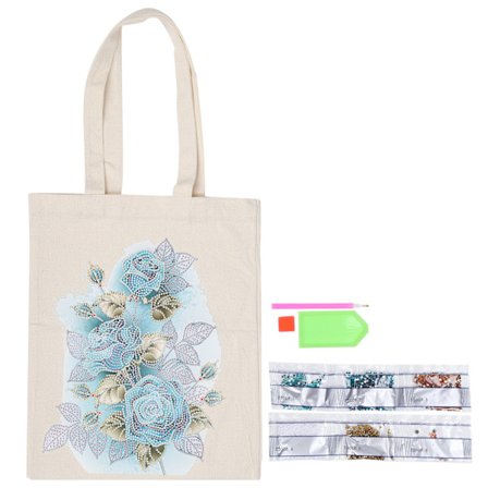 Diamantmaleri Veske DIY Diamantmaleri Verktøysett Håndveske Handlepose for Hjem Skole BB008