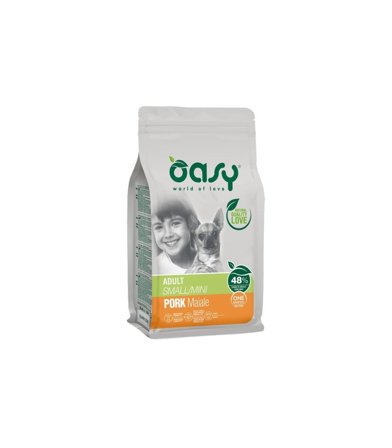 Oasy Adult One Protein Crocchette al Maiale Per Cani Taglia