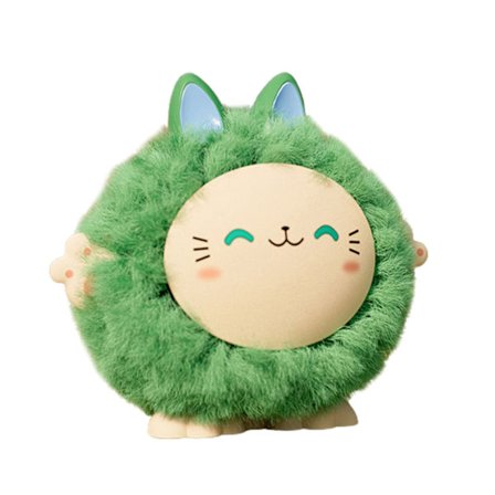 1 set självlysande mini pedagogisk leksak Handgjord plysch självlysande leksak