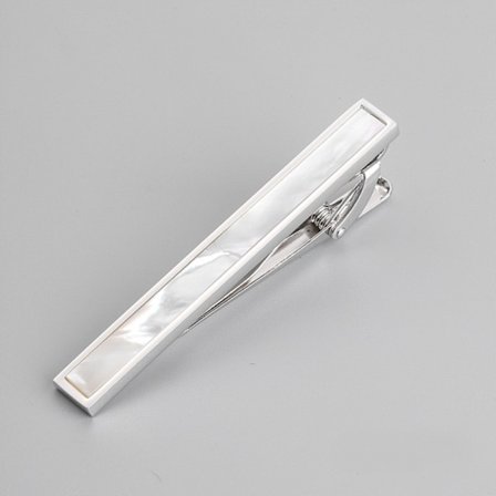 Herr Metall Ton Enkel Halsband Slips Klämma Klämma Bästa Julgåva