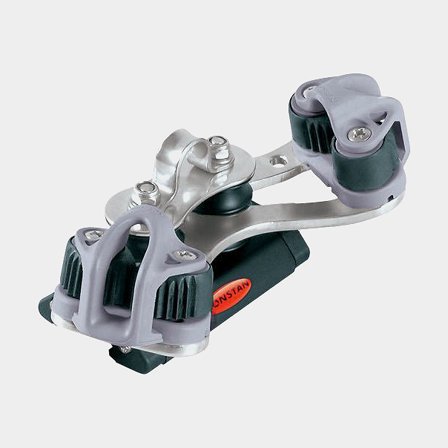 Ronstan Skotvagn med styrblock och cleat