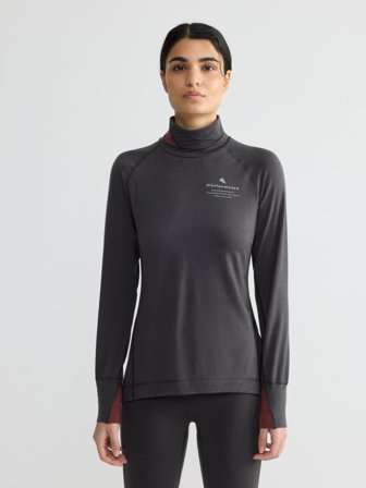 Klättermusen Fafne Turtle LS T-shirt Dam - Raven - XS