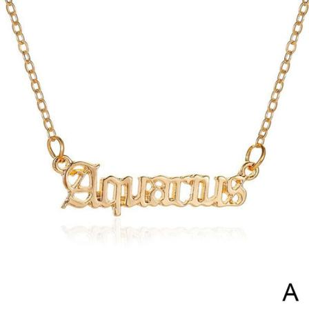 Stjärntecken Horoskop Astrologi Brev Födelsetecken Kedja Halsband X