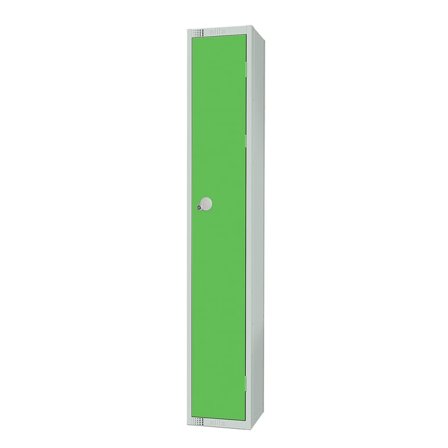 Elite locker, 1 door, 1800x300x450 mm, green