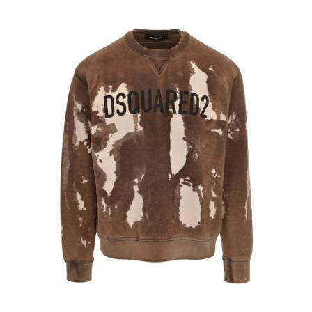 Dsquared2 - Tröjor - Brun - Herr - Storlek: S, Herr, Storlek: S
