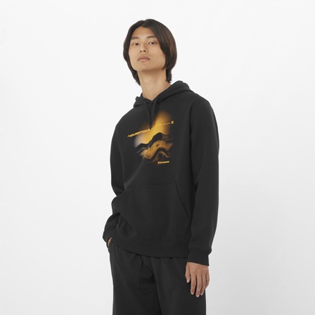 Salomon - Välikerrokset Vaatteet Gts Hoodie M - Deep Black