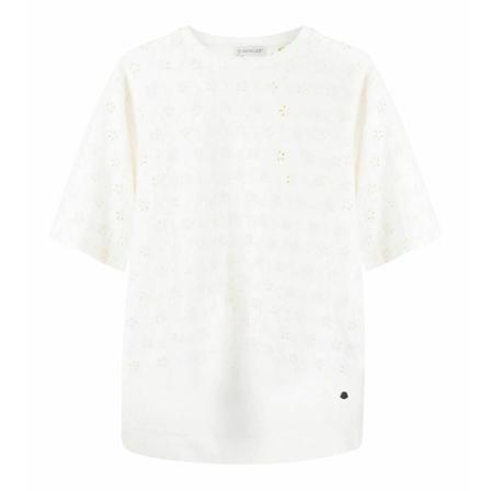 Moncler T-Shirts , Wit , Dames , Maat: M