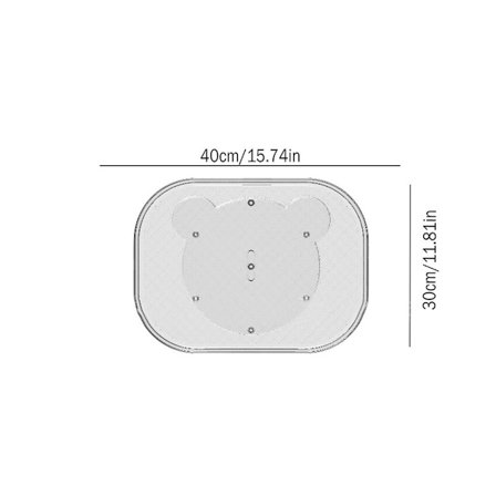 Kjøleskap Dreieskive Organizer Roterende oppbevaringsbrett 4 4