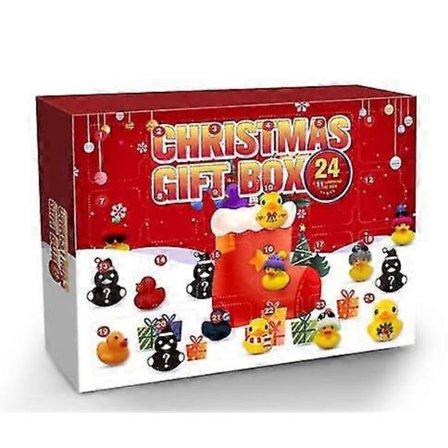2023 Julekalender Blind Box Barnegave 24 Ruter Gummiand -c46