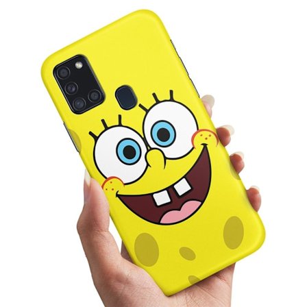 Samsung Galaxy A21s - Skal/Mobilskal Svampbob