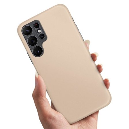 Deksel / Mobildeksel til Samsung Galaxy S23 Ultra - Beige