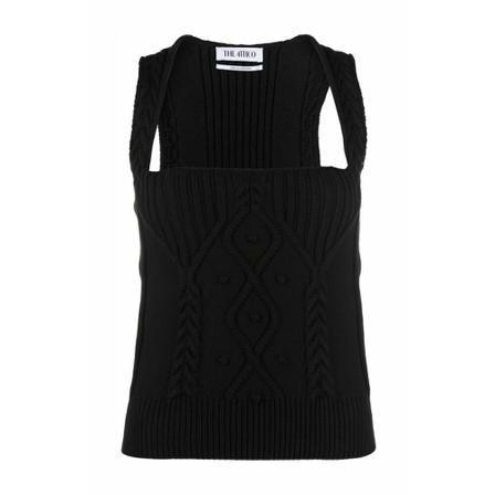 The Attico Sleeveless Tops Sort, Dame