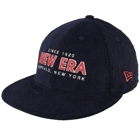 New Era - Blu snapback Cappellino - Corduroy 9FIFTY Navy Snapback @ Hatstore