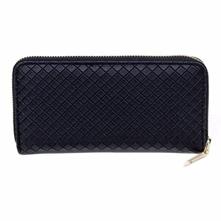 Plånbok fyrkantig Svart / Vit Svart Svart