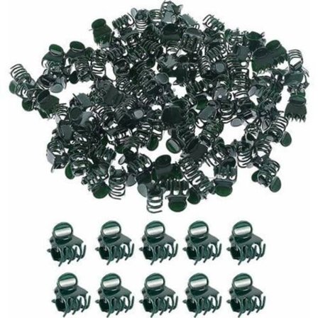 100 stk planteklemmer, blomsterklemmer, orkidéklemmer, til plantesæt, til tilbehør til at støtte planter indendørs og udendørs-FD16-