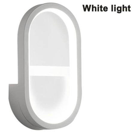 LED mini væglampe dæmpbar indendørs lys aluminium hvid