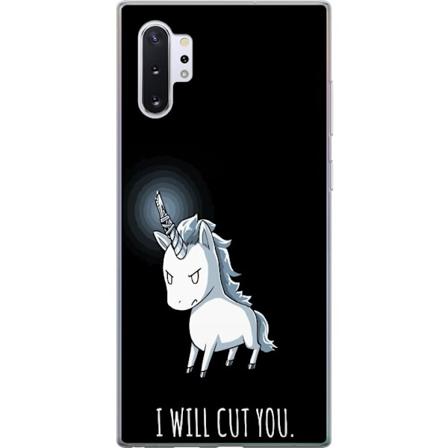 Samsung Galaxy Note10+ Gjennomsiktig deksel Enhjørning Kutt D