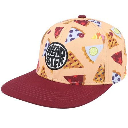 Headster - Beige snapback Czapka Z Daszkiem - Kids Home-baked Apricot/Maroon Snapback @ Hatstore