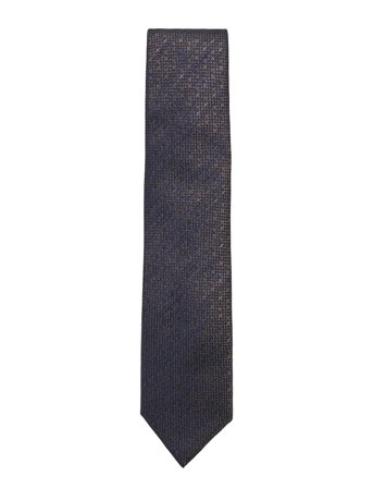 Lindbergh Black Structured Linen Blend Tie 7 Cmstructured Linen Blend Tie 7 Cm - Navy - ONE SIZE