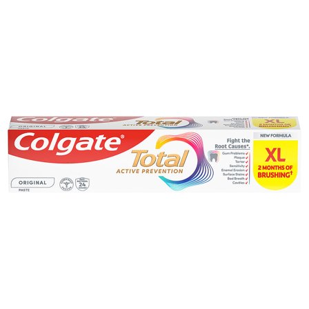 Colgate Tandpasta Total Active Prevention Original, Medicin & Pleje, Mund & Tandpleje, Tandpasta
