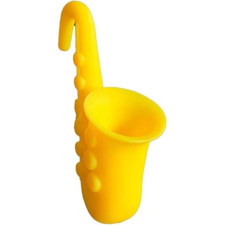 Silikoninen ylivuotosuoja keittiön kattilaan - roiskesuoja - keittokattilaan - pitää kannen auki - vähentää roiskeita