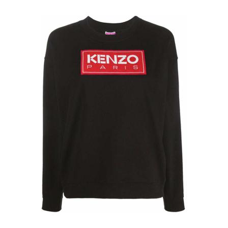 Kenzo Logo Sweatshirt Sort, Dame Sweatshirts