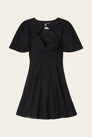 Malina - Cape mini dress - S - Black
