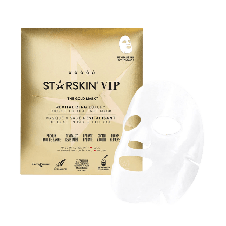 Starskin The Gold Mask VIP Revitalizing Luxury Coconut Bio-Cellulose Face Mask Ansiktsmask & peeling Dam Guld 30ML