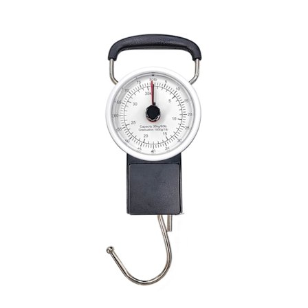 Bagasjevekt, mekanisk bagasjevekt, inkluderer 1 m målebånd