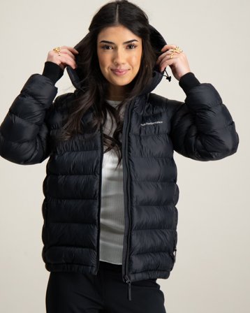 Peak Performance Jr Tomic Insulated Hood J Musta Takit Tytöt - Kids Brand Store