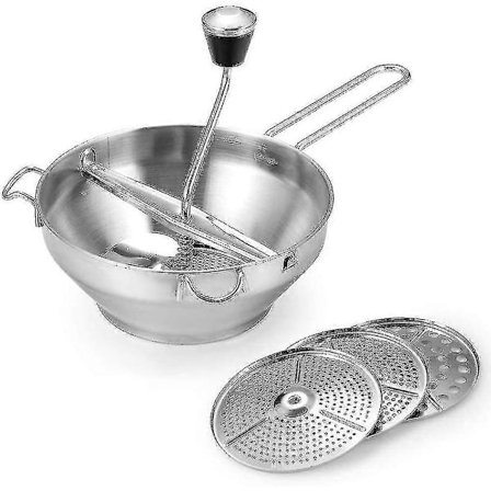 Matmølle i rustfritt stål for grønnsaker og frukt