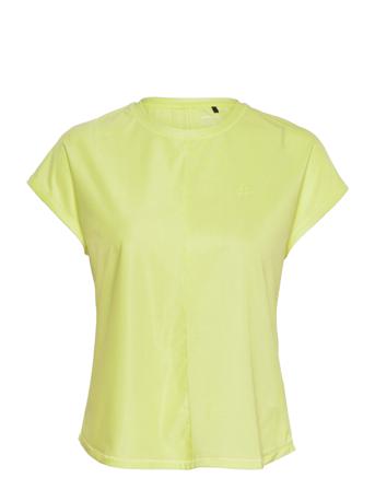 Core Charge Rib Tee W T-shirts & Tops Short-sleeved Keltainen Craft