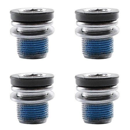 4 stk. M15 støvtæt cykel centeraksel skrue spline centeraksel skrue tandplade krankmontering