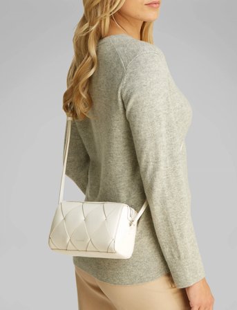 Calvin Klein Ck Woven Camera Bag - White - ONE SIZE
