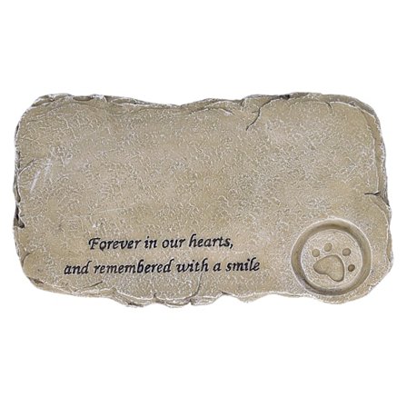 Minnesmärke för husdjur, väderbeständig harts, gravsten för husdjur, trädgårdssten för utomhusdekoration, säng, C-mossa