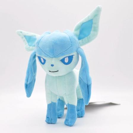 Glaceon plysj utstoppet leketøy dukke utstoppet dyr bamse 8 tommer
