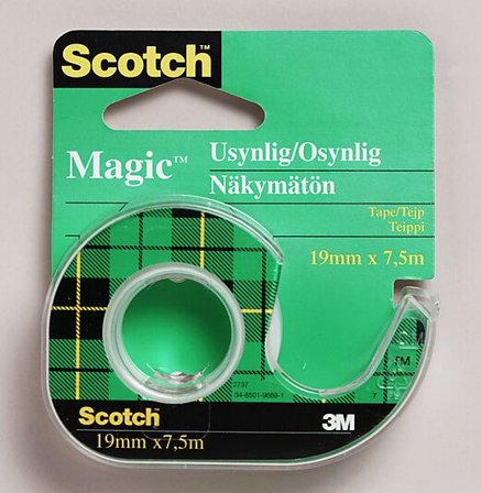 SCOTCH TAPE MAGIC KLAR 8-1975 DISPENSER